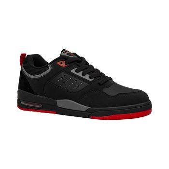 Tenis-Casual-Preto-e-Vermelho-Design-Arrojado-|-Logus-Tamanho--36---Cor--PRETO-0